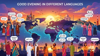 Good Evening in Different Languages