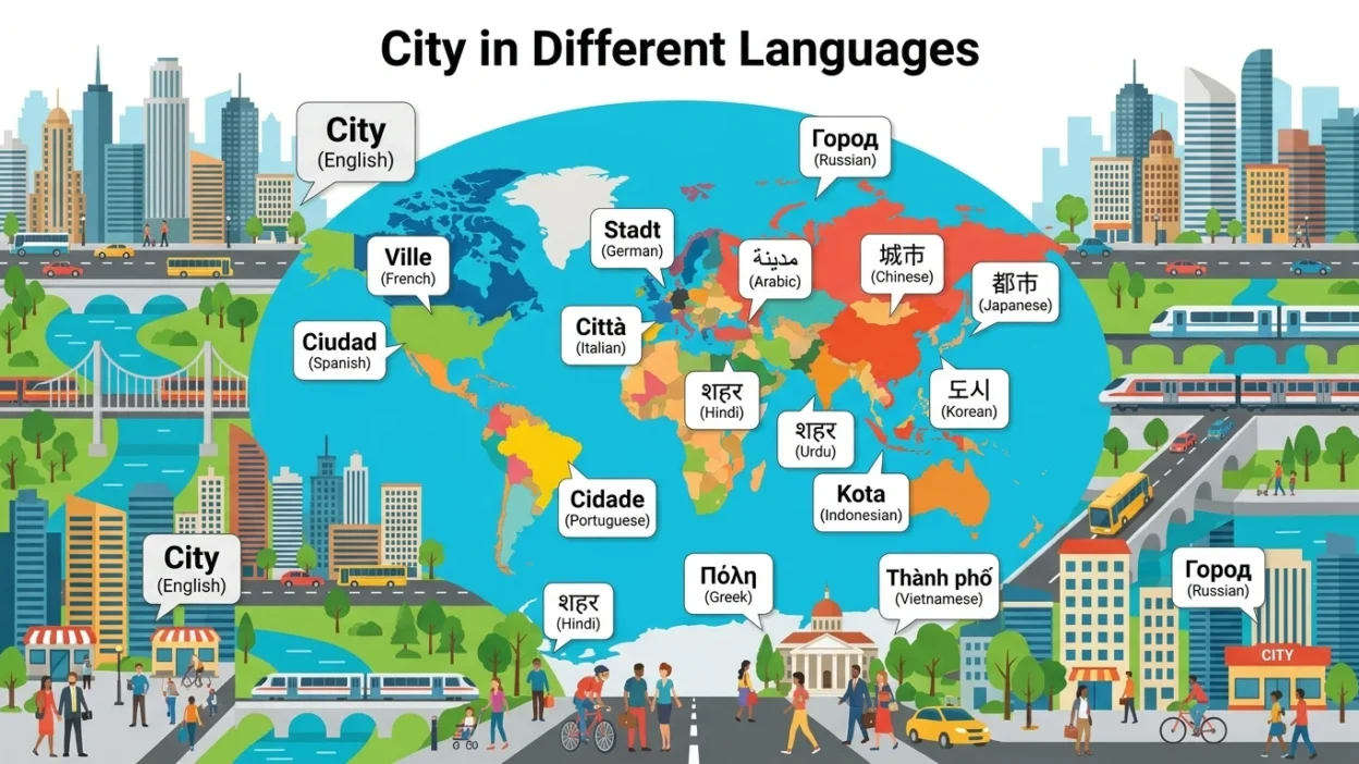 City in Different Languages