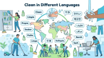 Clean in Different Languages
