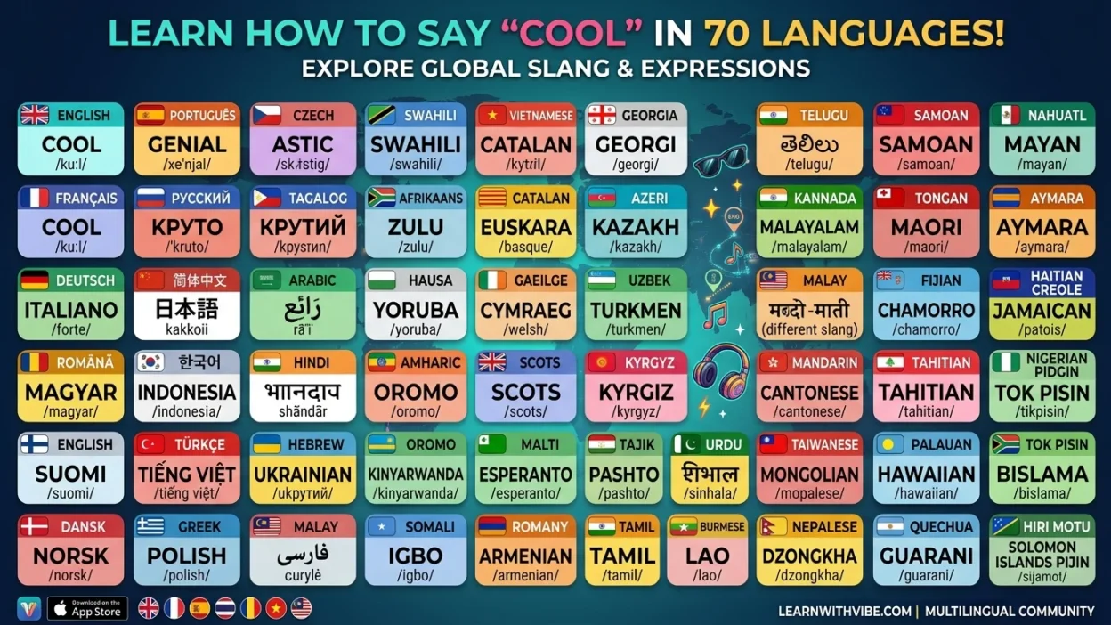 Cool in Different Languages