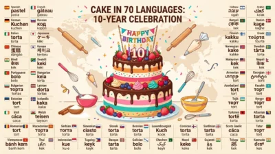 Cake in Different Languages