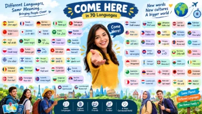 Come Here in Different Languages
