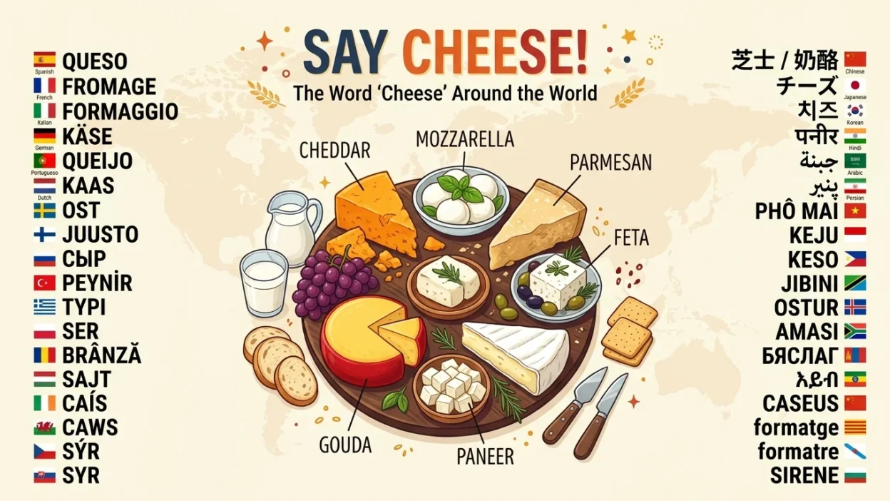 Cheese in Different Languages