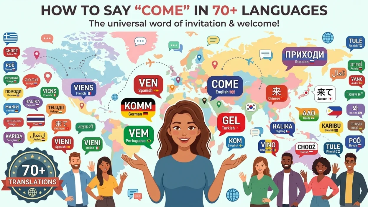 Come in Different Languages